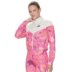 Nike Neon Pink Set Jacket L and Tights S